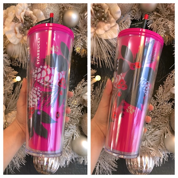 ✨NEW🎁Starbucks Holiday 2021 Berries Color Change Cup🎄